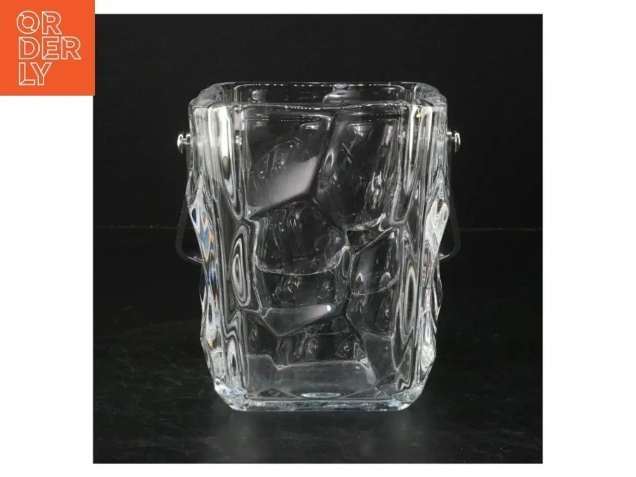 Billede 2 - Gennemsigtig glas isspand (str. H. 13 cm)