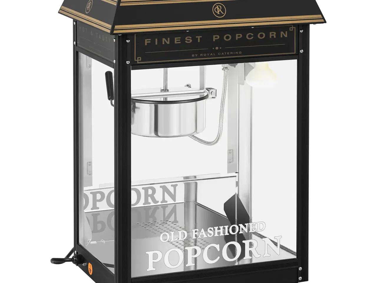Billede 1 - Popcorn maskine – sort og guld