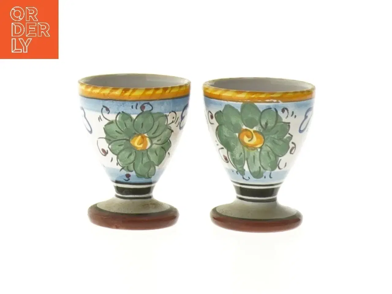 Billede 1 - Keramiske æggebægre (str. Ø 5x6,5 cm)