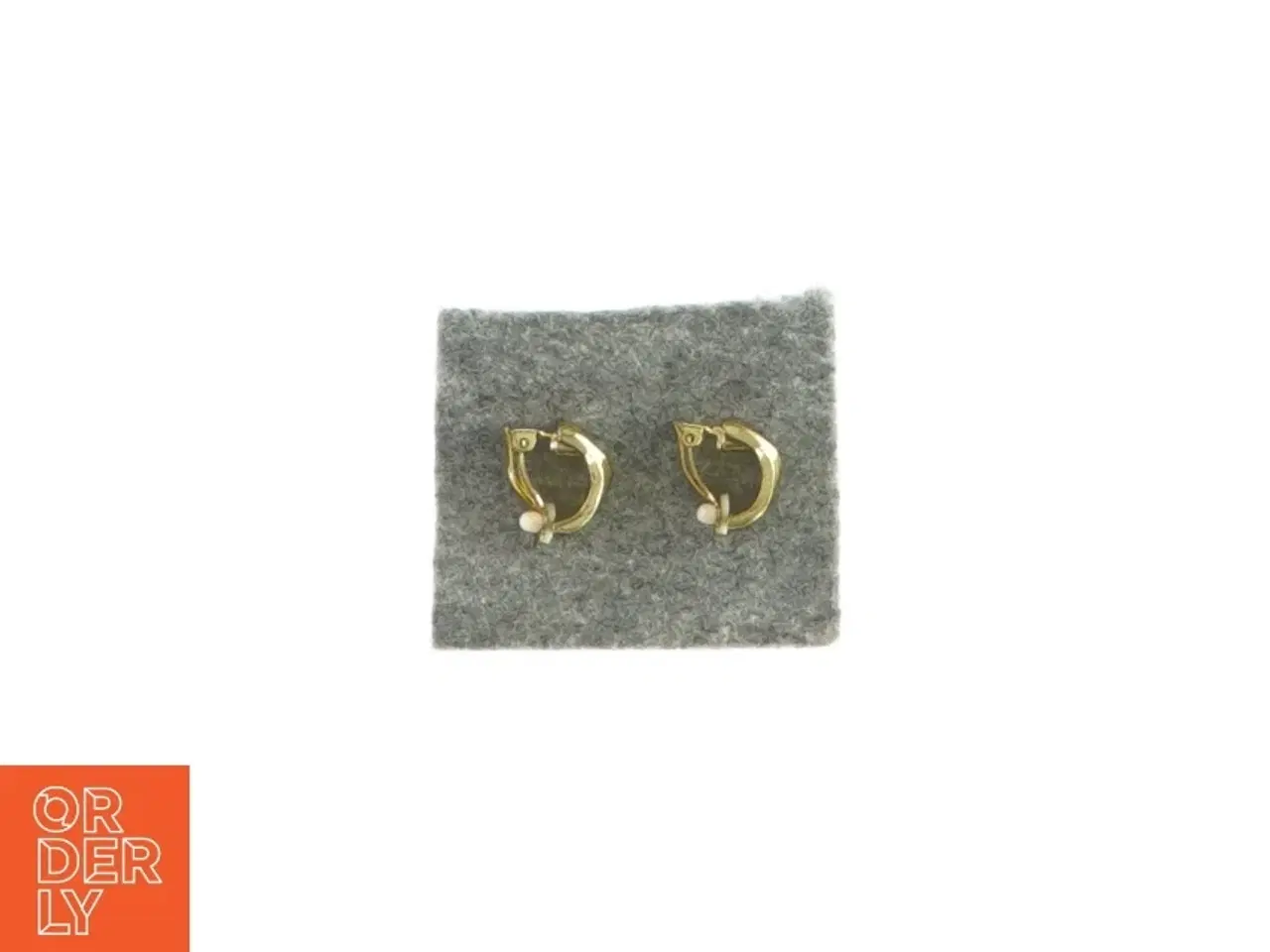 Billede 1 - Gyldne Clips øreringe (str. Ø: 2 cm)