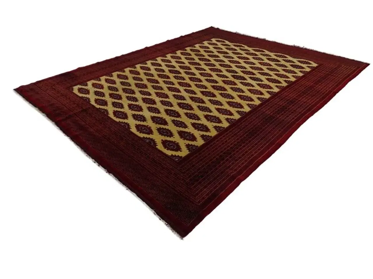 Billede 8 - Pakistansk håndknyttet Buchara tæppe - Certifikat