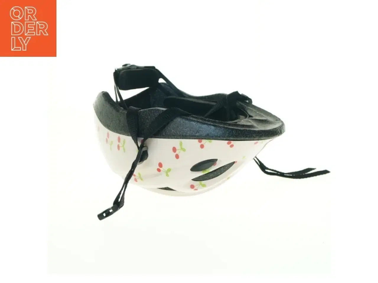 Billede 3 - Børnecykelhjelm med kirsebærmotiv (str. 47 til 53 cm)