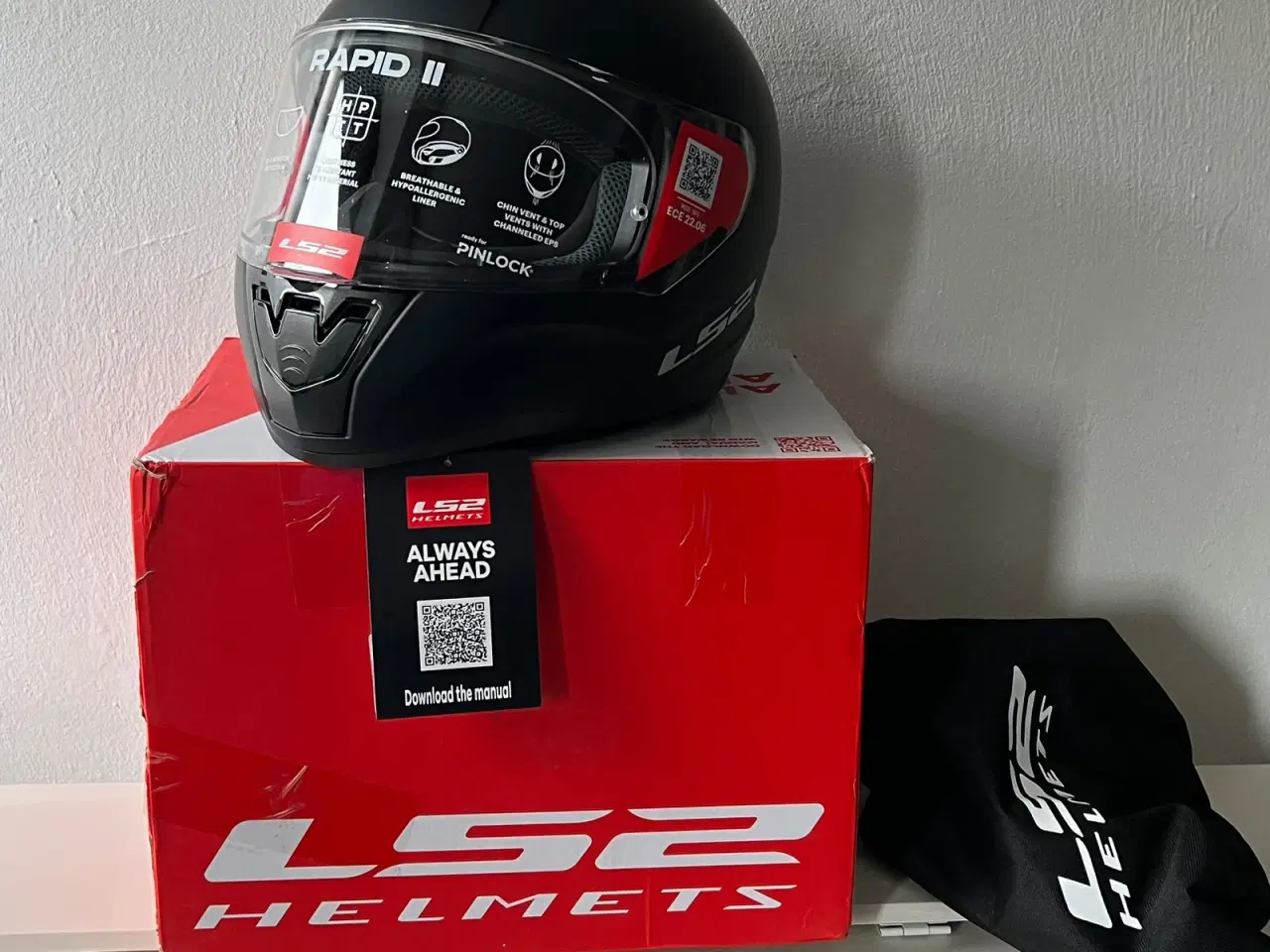 Billede 3 - NY ubrugt LS2 full-face motorcykelhjelm st "L"