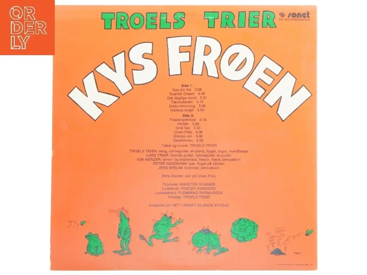 Billede 2 - Troels Trier - Kys Frøen LP