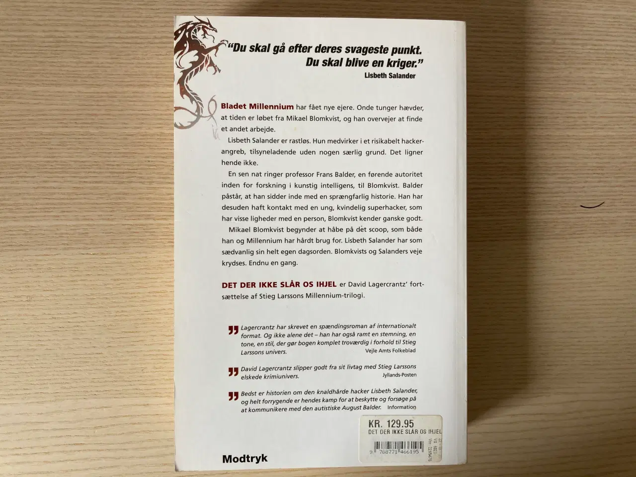 Billede 2 - Det der ikke slår os ihjel - David Lagercrantz