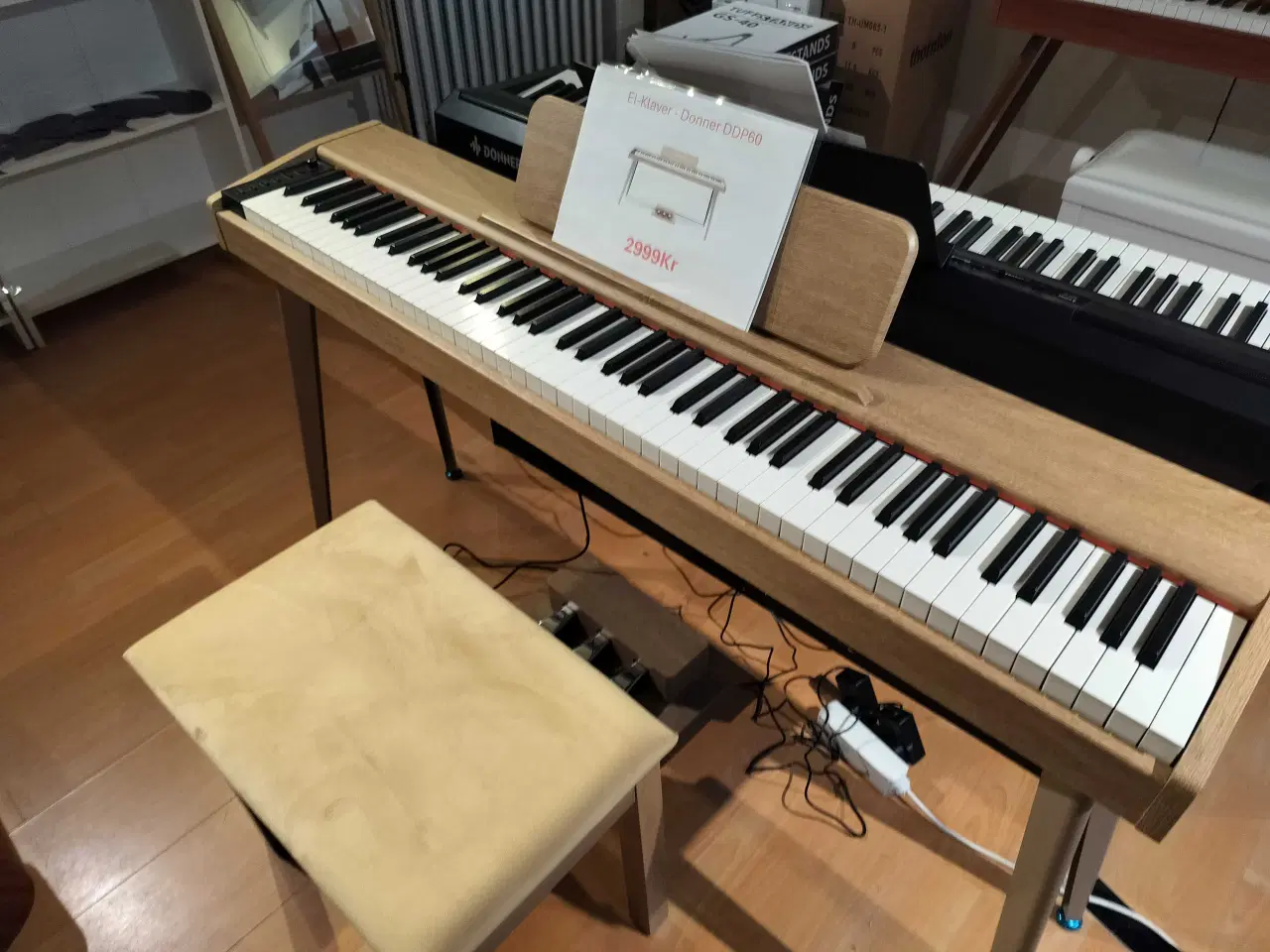Billede 1 - El klaver Donner DDP60 (ny demo)