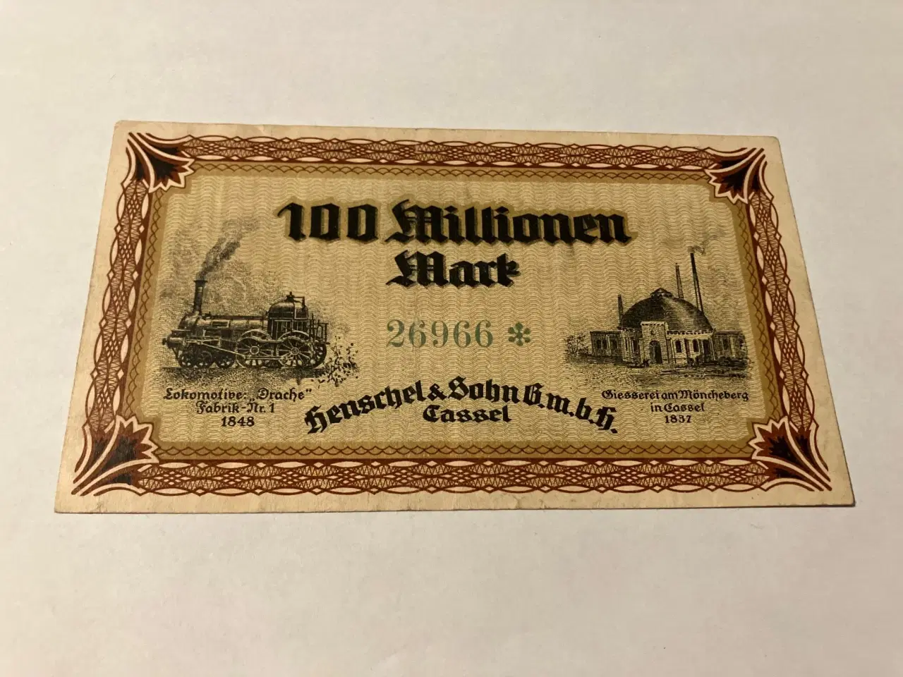 Billede 1 - 100 Millionen Mark 1923 Germany