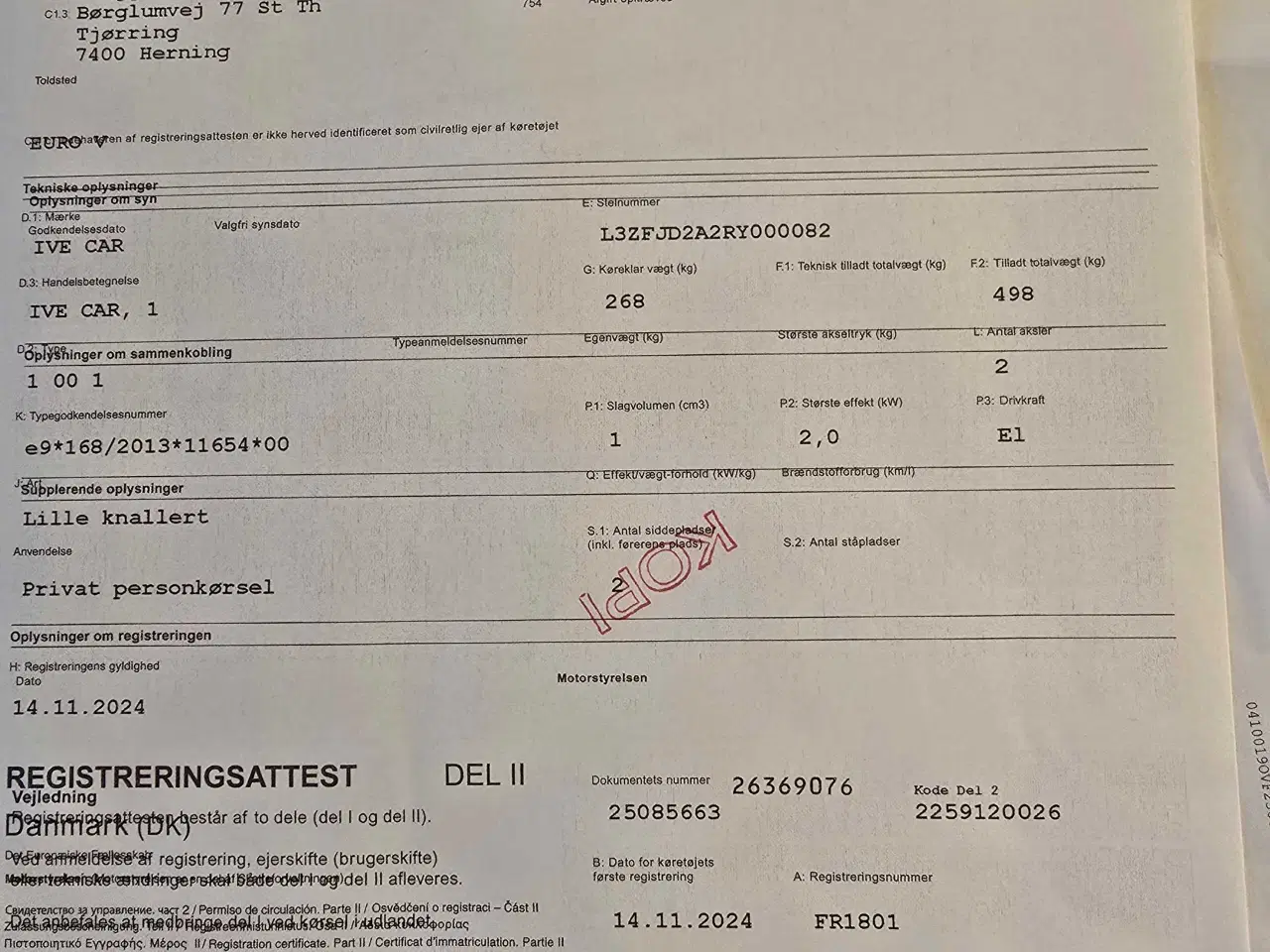 Billede 7 - Super velholdt ivecar