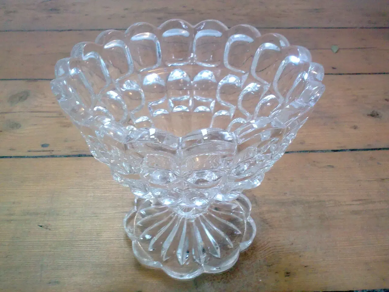 Billede 2 - Vintage antik Glas opsats eller skål evt. 2 samlet