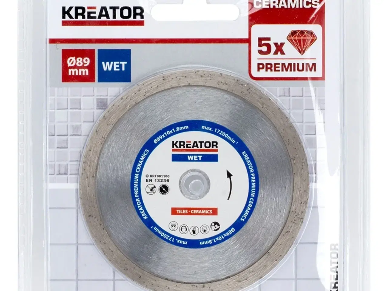 Billede 1 - Diamantklinger til fliser 89 mm PREMIUM