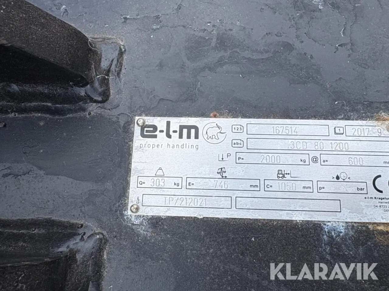 Billede 10 - Kabel-tromle gafler E-l-m TP/212021