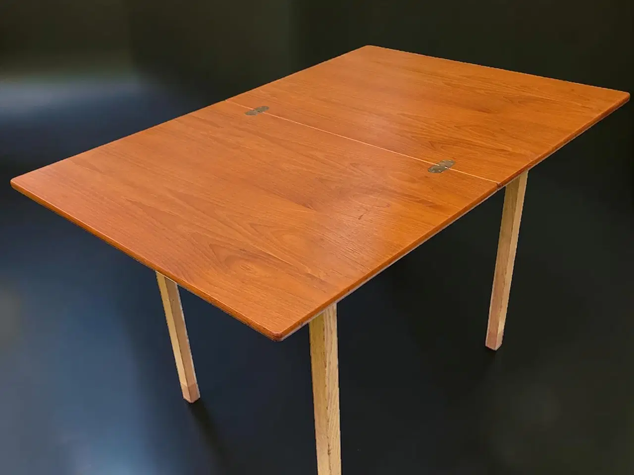 Billede 10 - Multifunktionsbord i teak/eg – foldbart