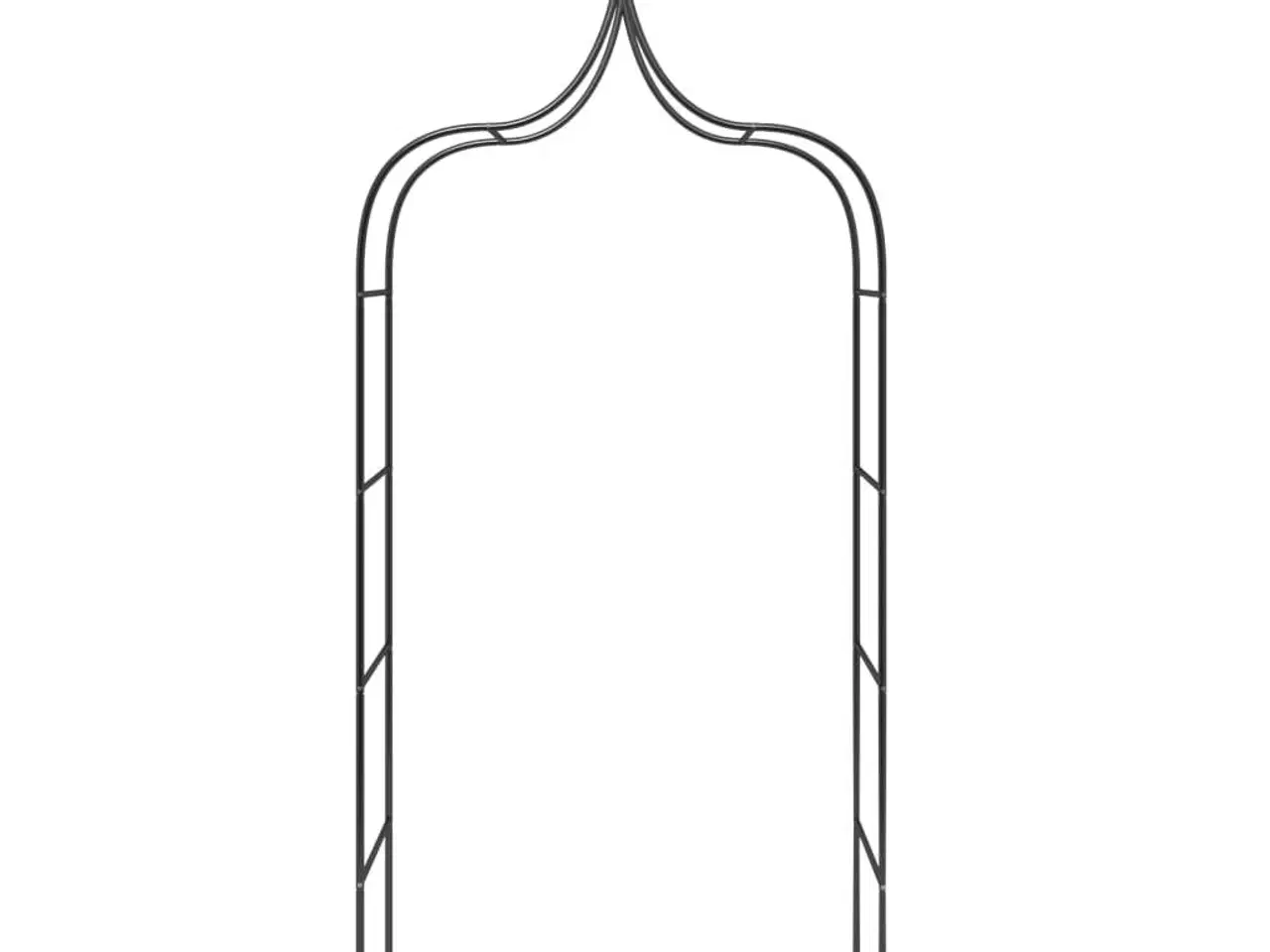 Billede 4 - Havebuer 2 stk. 120x38x260 cm stål sort