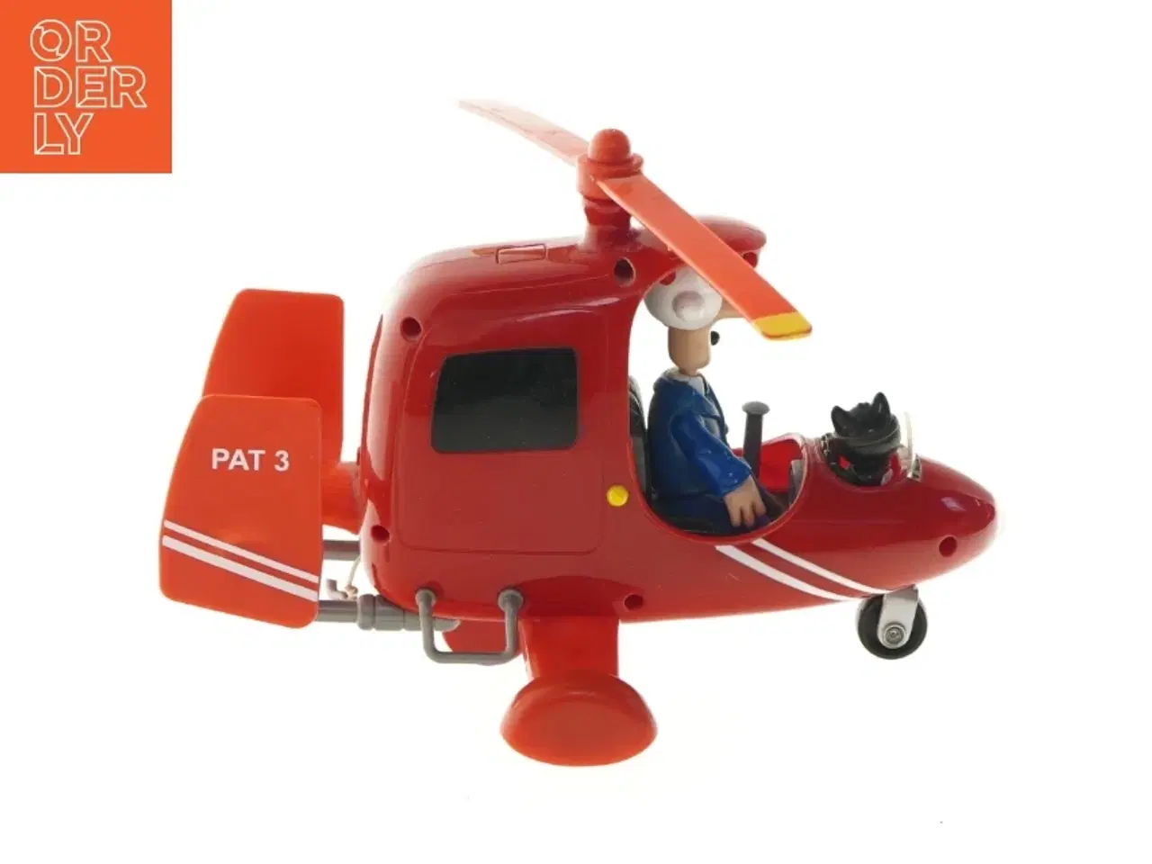 Billede 2 - Legetøjshelikopter med figur (str. 26,5 cm)