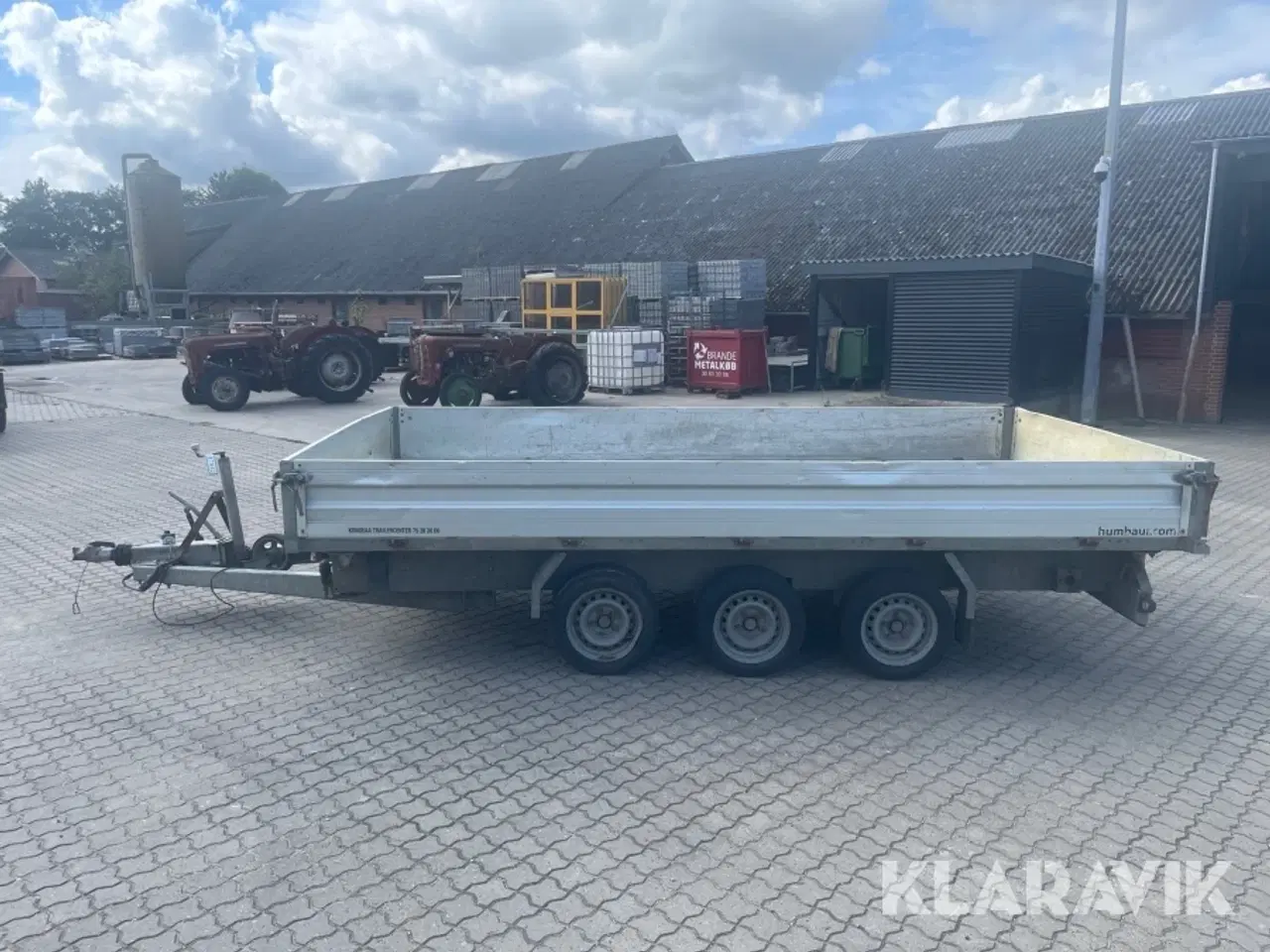 Billede 2 - Tiptrailer Humbaur 3500 3 akslet