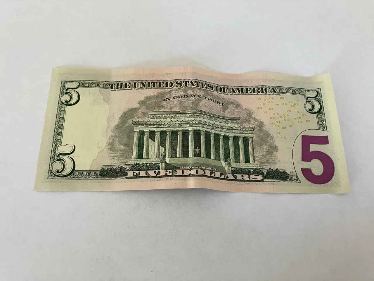 Billede 2 - Five Dollars USA 2013