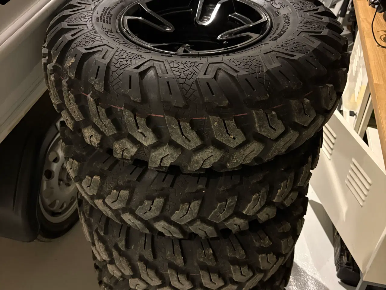 Billede 6 - Can am outlander fælge med næsten nye dæk 