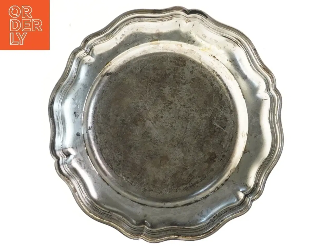 Billede 2 - Fad i pletsølv, 21 cm (str. Ø 21 cm)