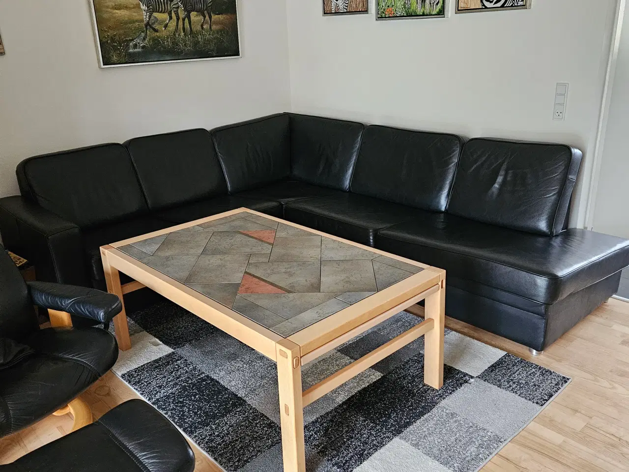 Billede 2 - Hjørnesofa, med chaiselong 