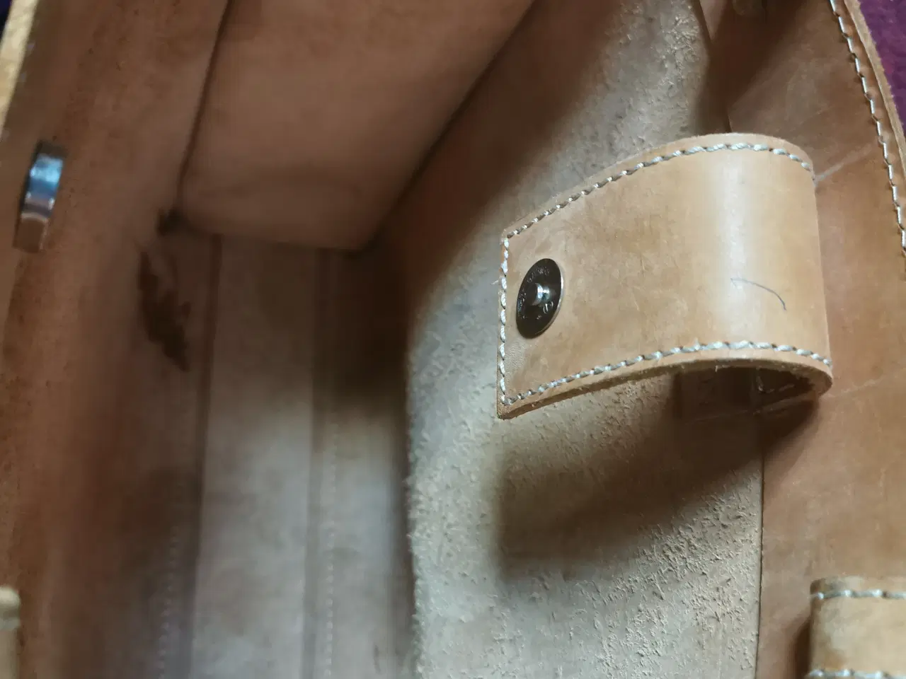 Billede 4 - Kernelæder taske/shopper. 