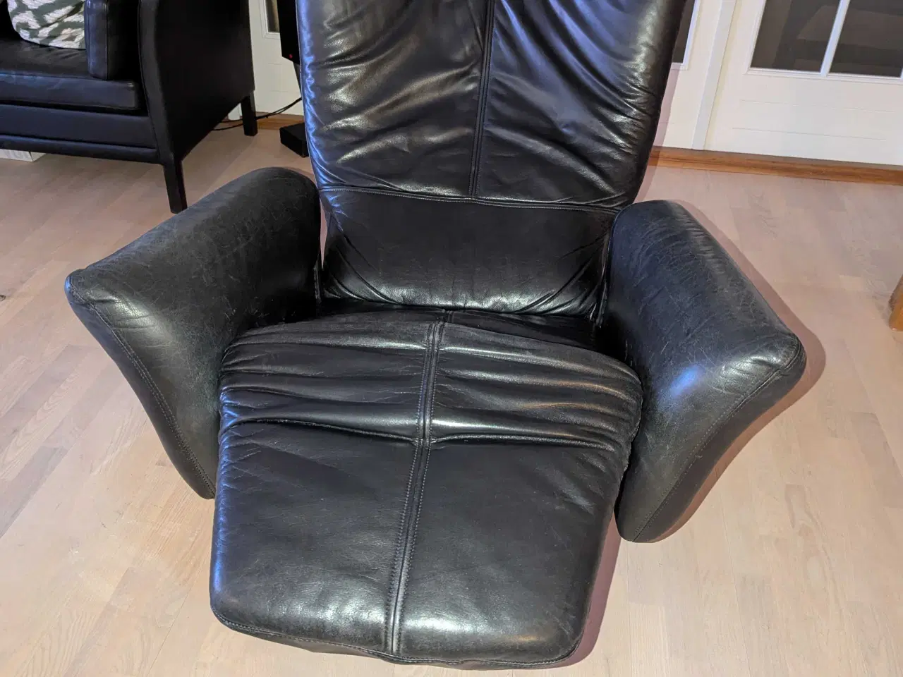 Billede 4 - Hjort Knudsen læder lænestol 
