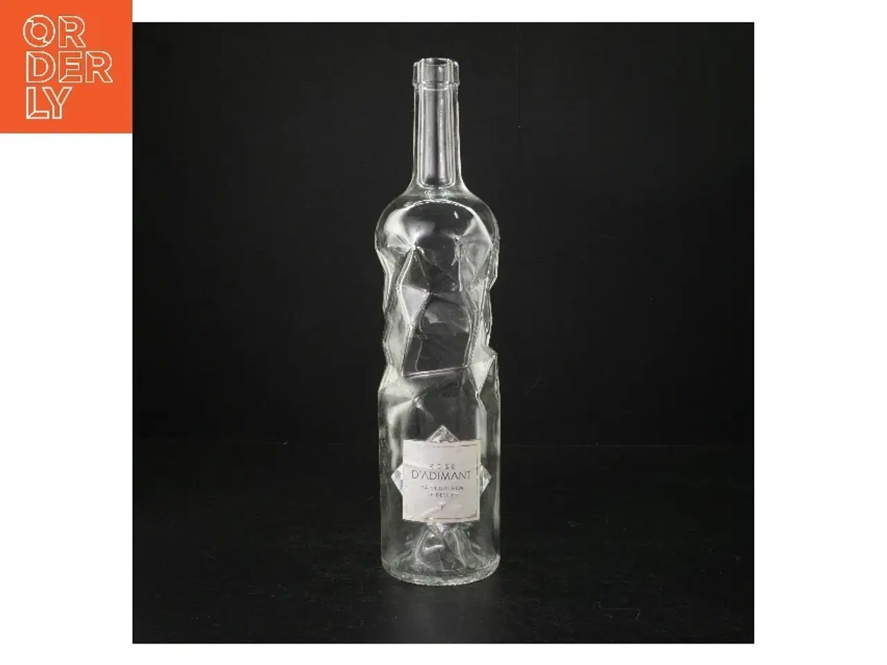 Billede 1 - Dekorativ tom glasflaske (str. 75 cl)