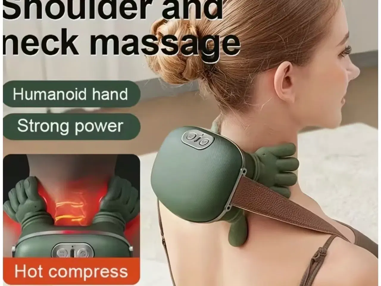 Billede 12 - En justerbar nakkemassager i flere niveauer med 6D
