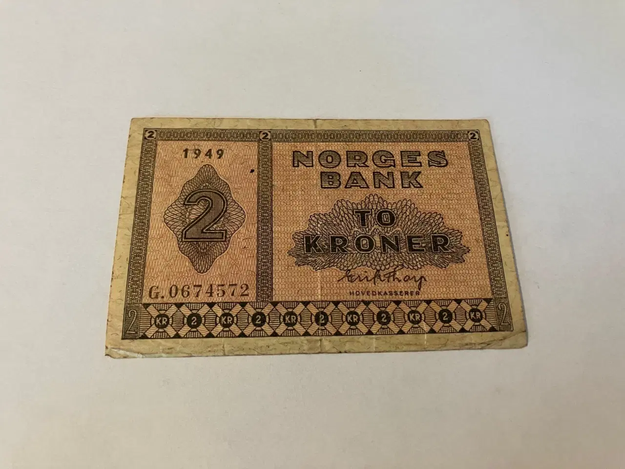 Billede 1 - 2 Kroner Norge 1949