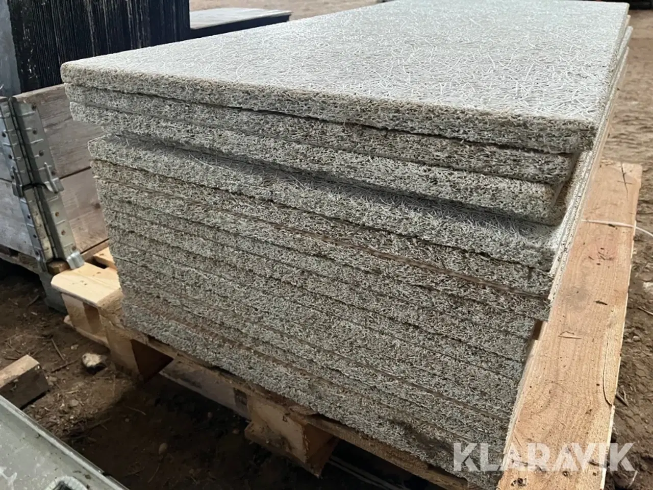 Billede 5 - Loftplader Træbeton hvid / fin - 16 styk