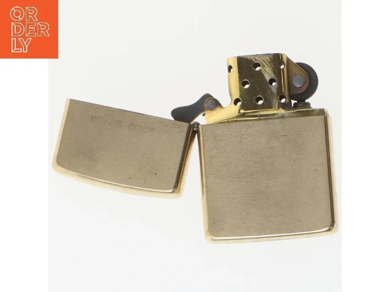 Billede 1 - Zippo lighter i messing fra Zippo (str. 3,5x5,5 cm)