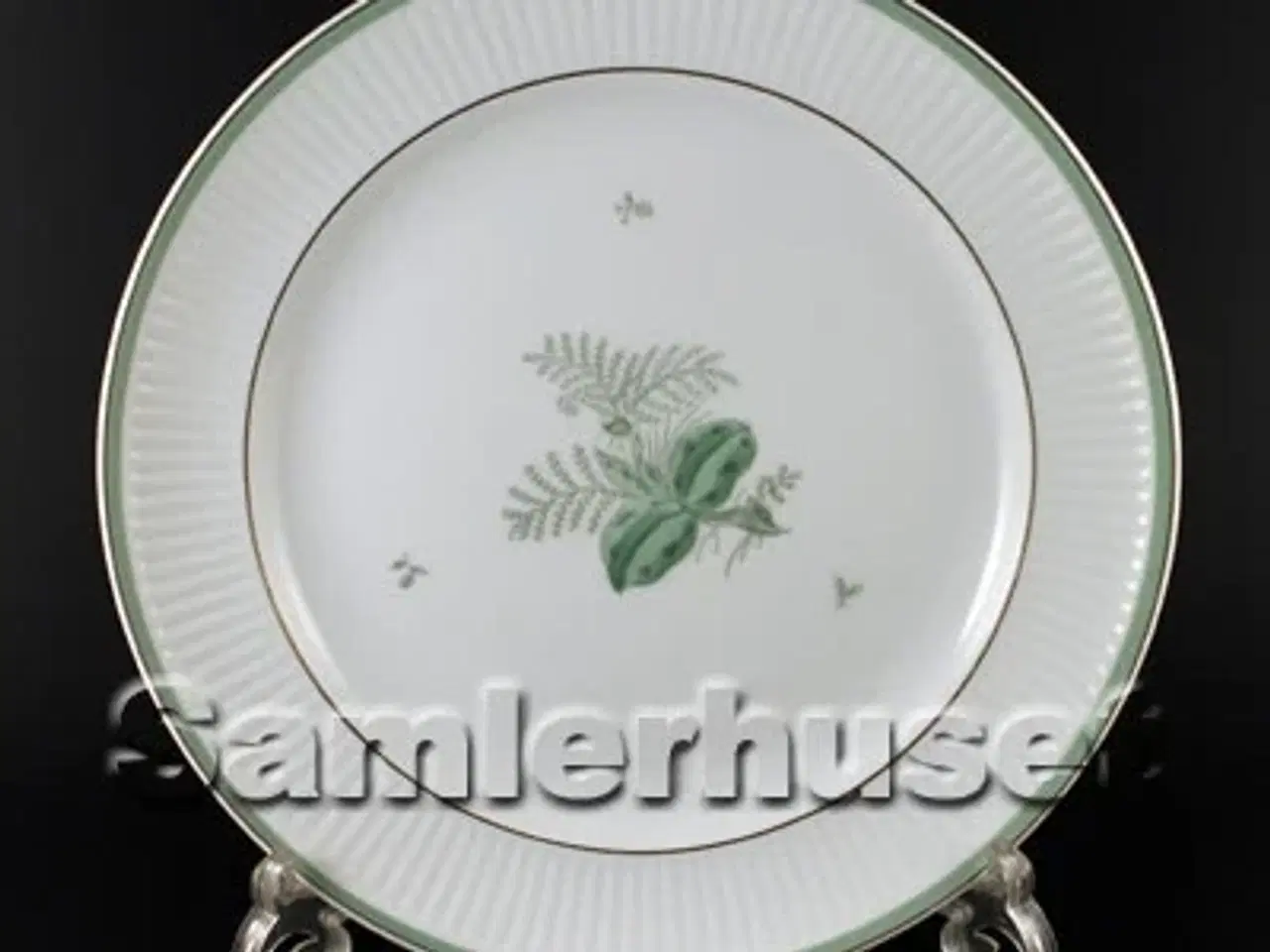 Billede 1 - Grøn Melodi Tallerken Flad 17 cm.