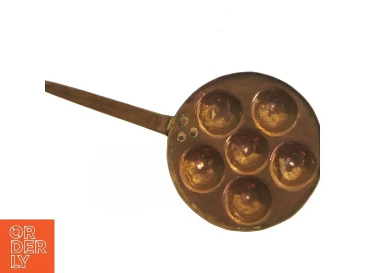 Billede 5 - Gammel kobber æbleskivepande (str. Ø 11 cm)