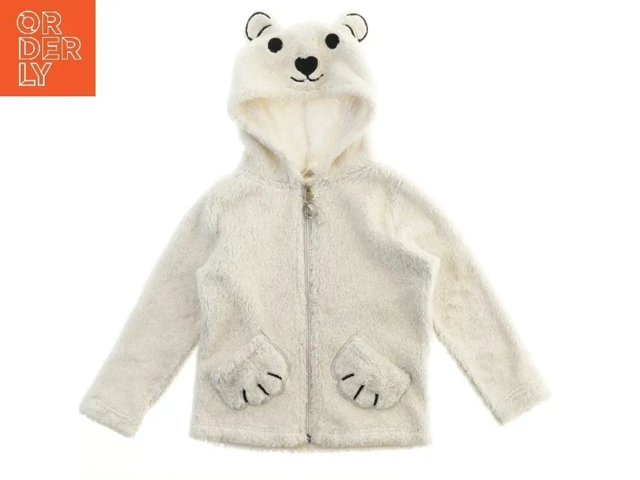 Billede 2 - Børnehættetrøje med bjørneansigt fra H&M (str. 110)