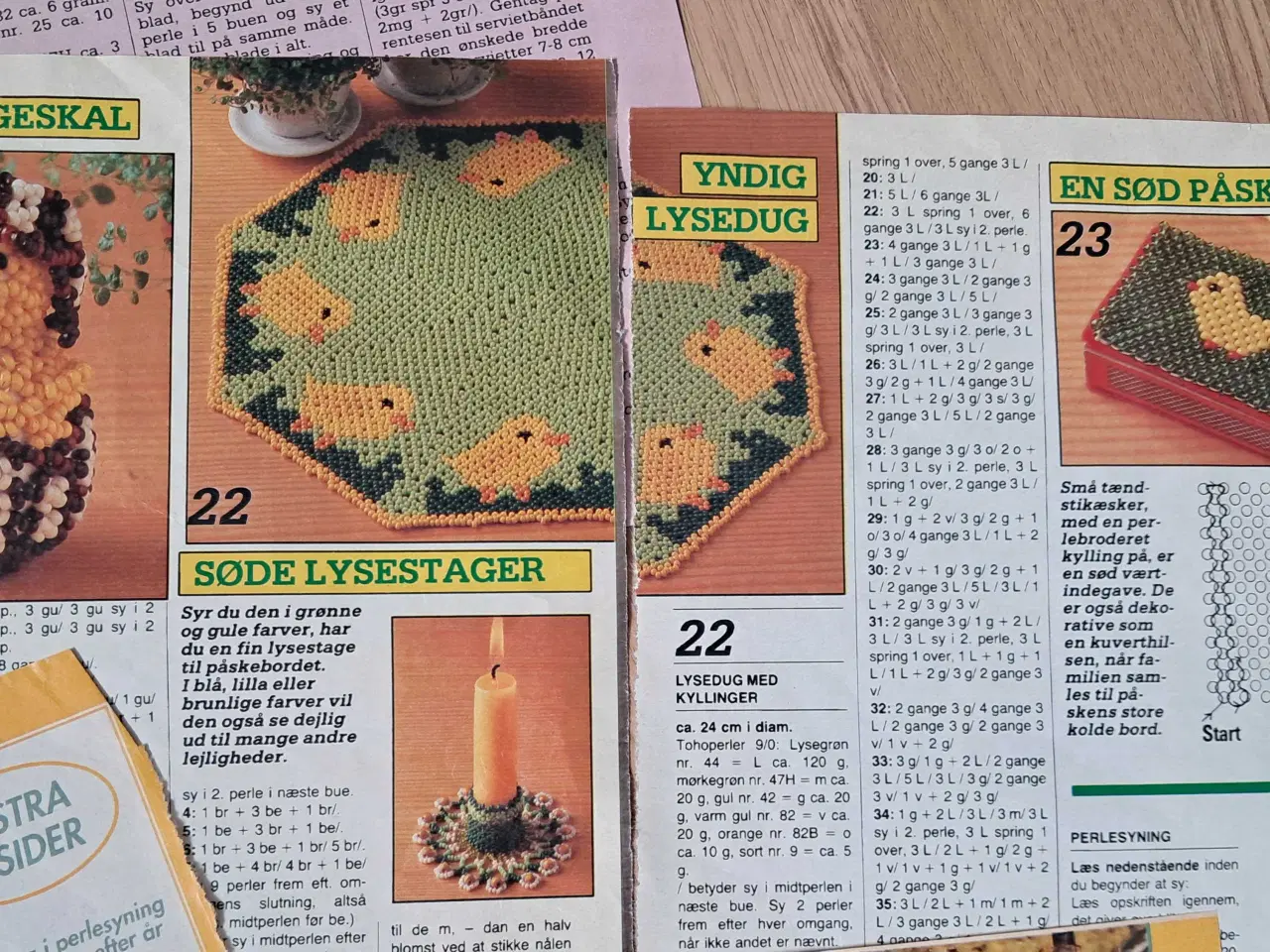 Billede 9 - Opskrifter fra ugeblade til perler