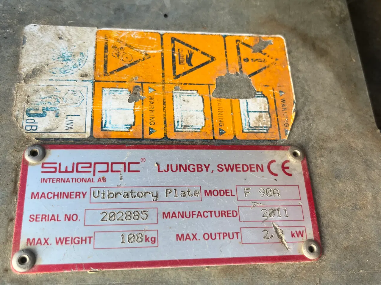 Billede 11 - Swepac F90A pladevibrator