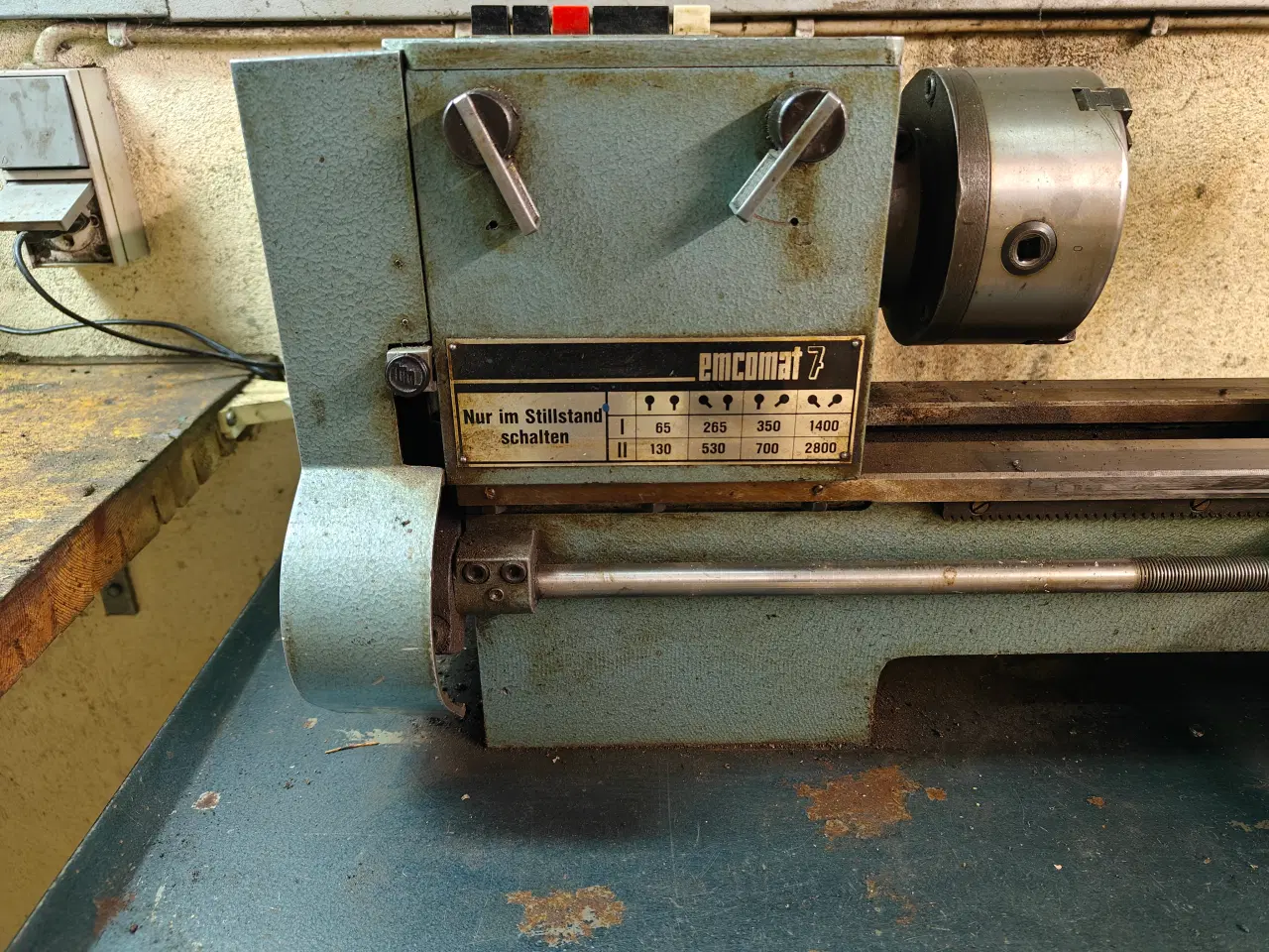 Billede 2 - Metaldrejebænk Emcomat 7 , Metal Drejebænk