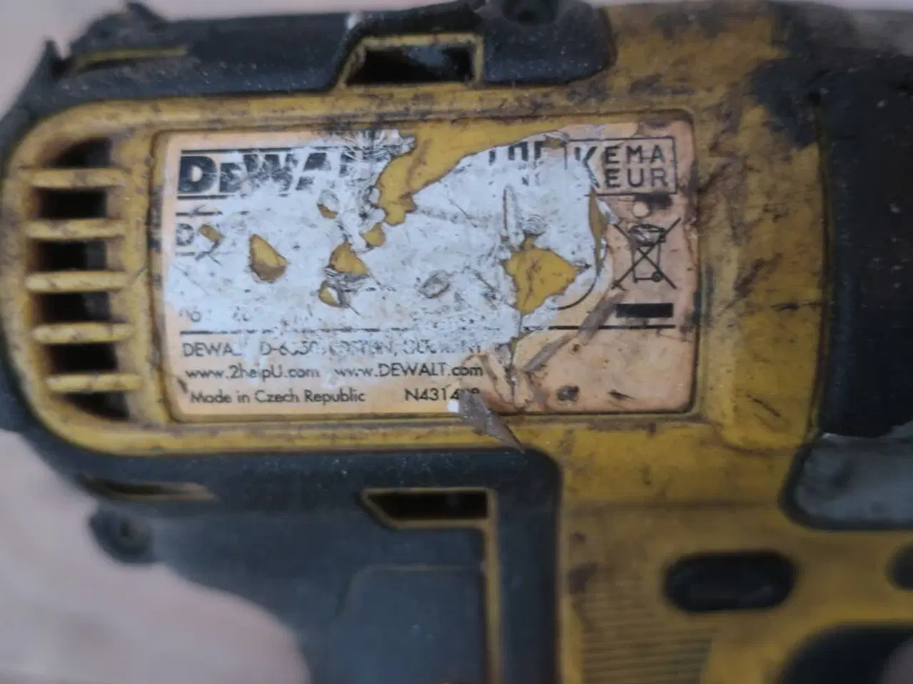 Billede 2 - 4. stk. boremaskiner DEWALT Model: DCF887, DW004, DCH253