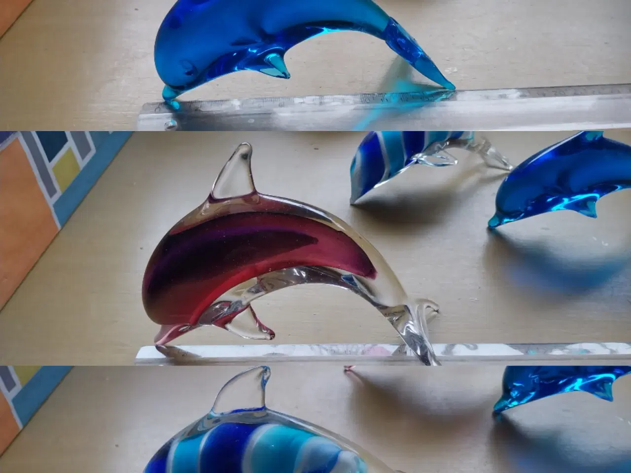 Billede 1 - Glas delfin