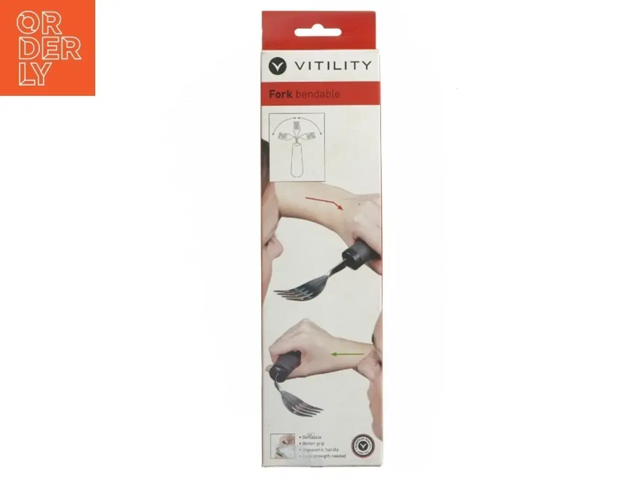 Billede 1 - Bøjet gaffel fra Vitility fra Vitility (str. 20 cm)