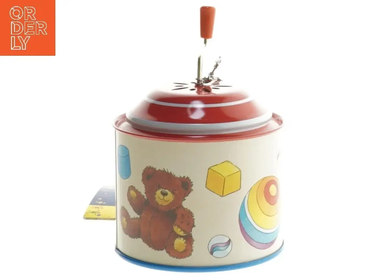 Billede 2 - Ny spilledåse med små tegneseriemotiv fra Cause (str. Ø 7,5x8 cm)