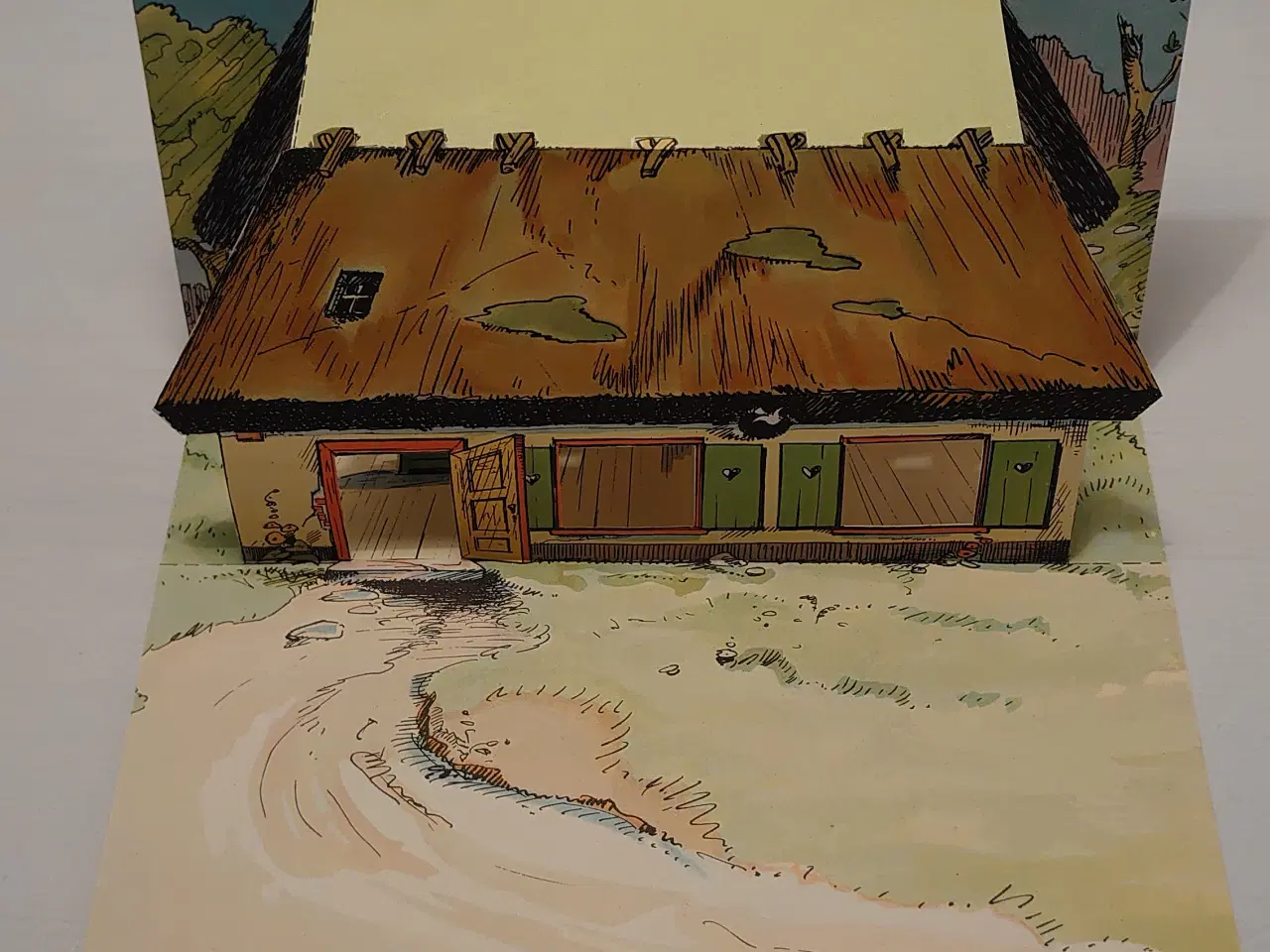 Billede 5 - Den grimme Ælling.Sjælden pop-up bog. Før 1948.