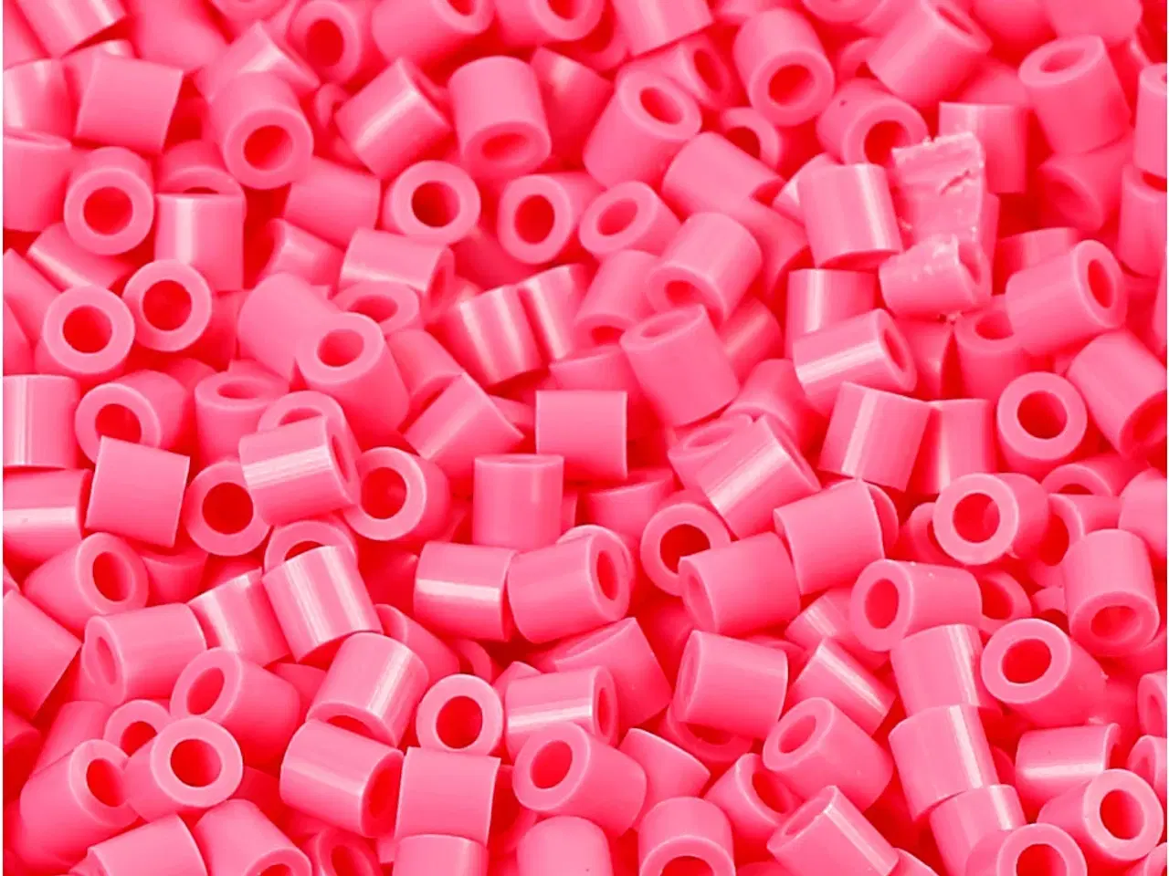 Billede 1 - PhotoPearls, str. 5x5 mm, hulstr. 2,5 mm, medium, gl. rosa (25), 6000stk./ 1 pk.