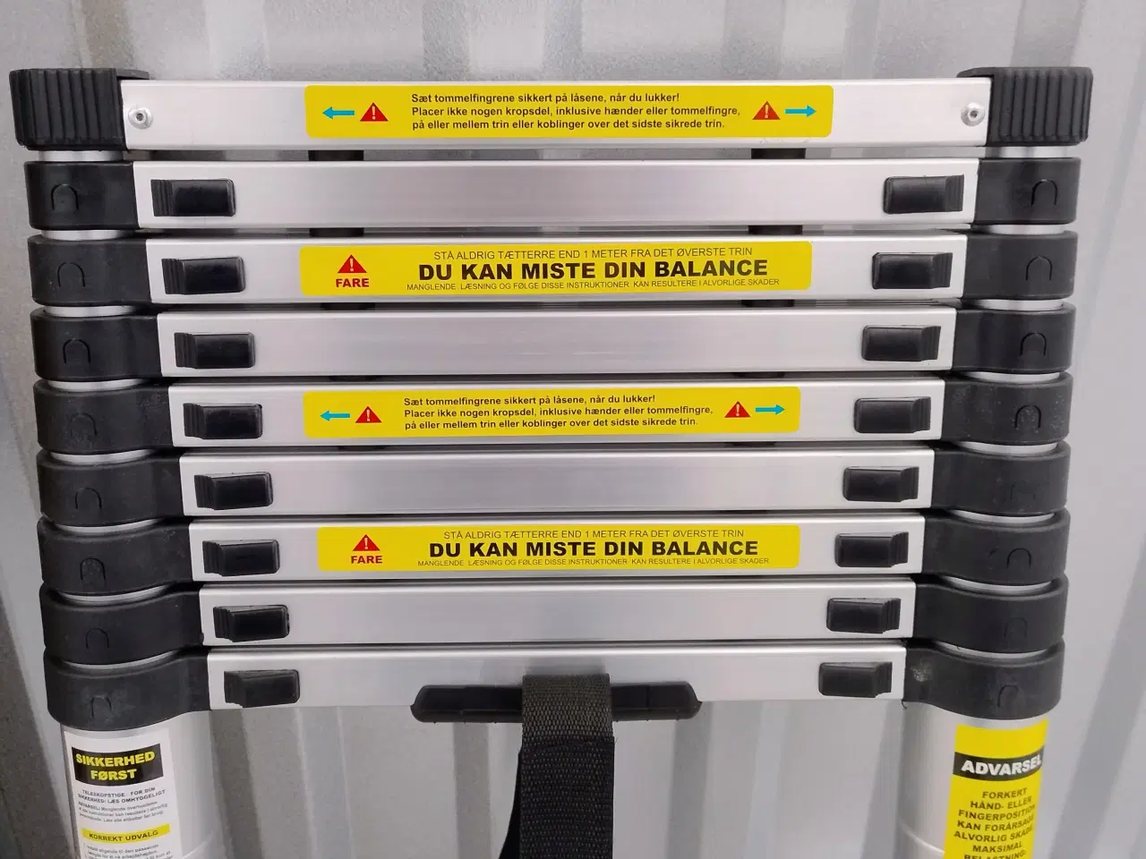 Billede 3 - Teleskopstige i aluminium 