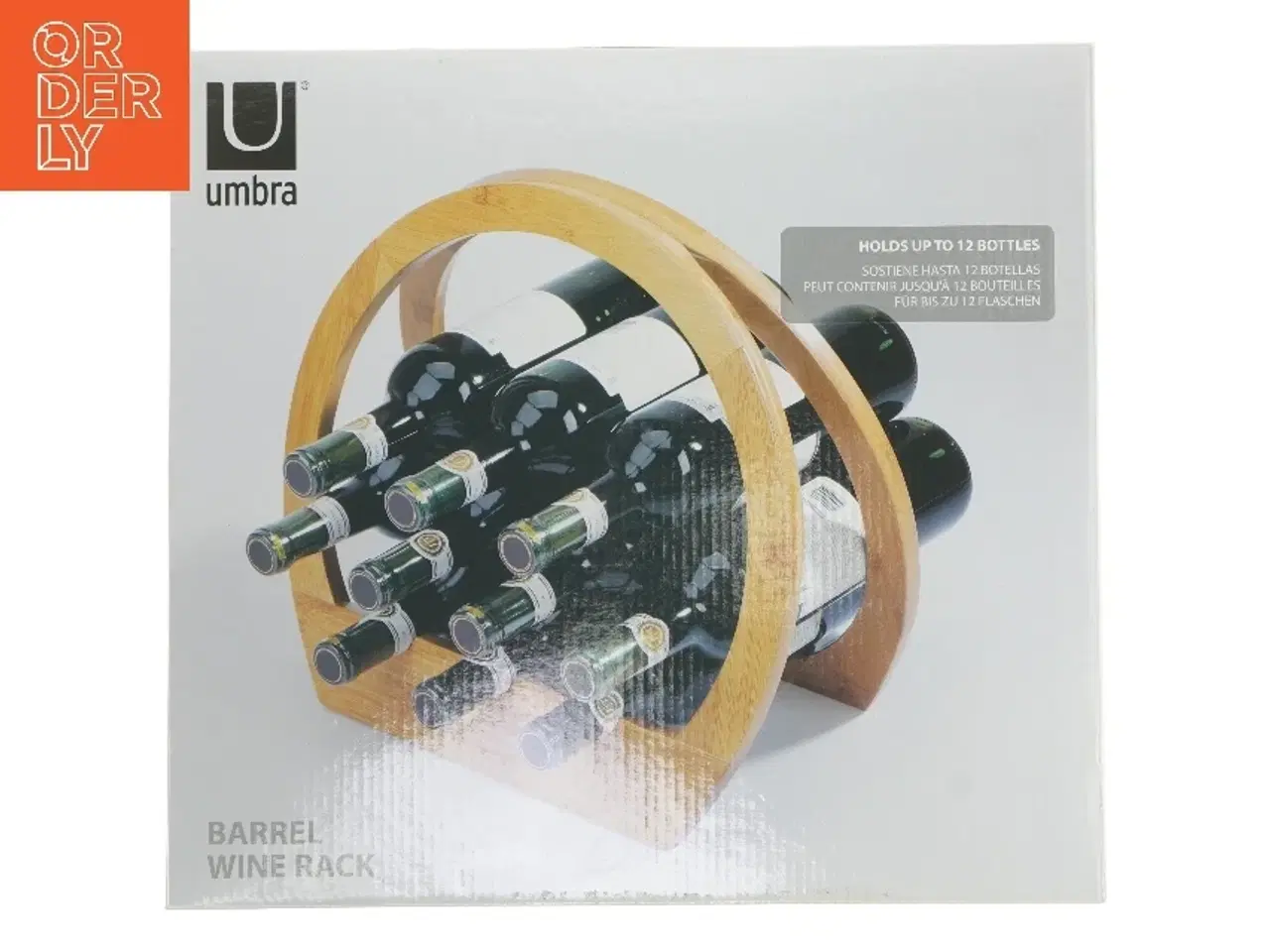 Billede 3 - Vinreol i træ fra Umbra (str. 34x37 cm)