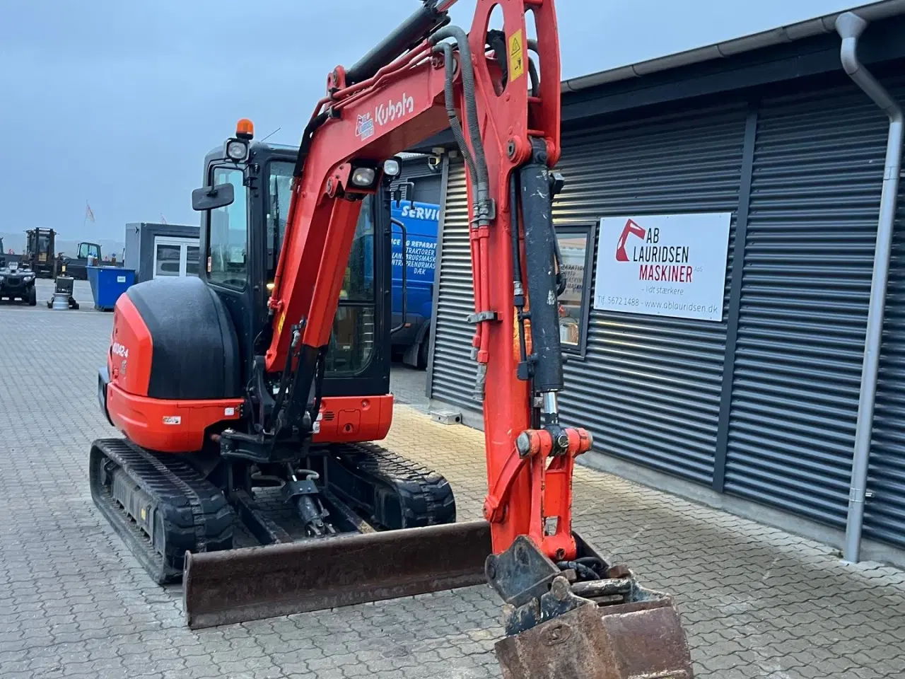Billede 3 - Kubota Kx042-4 Hydraulisk s40 + graveskovl