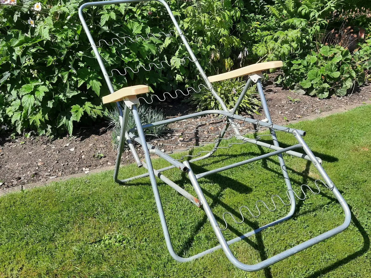 Billede 3 - Havestol med hynde