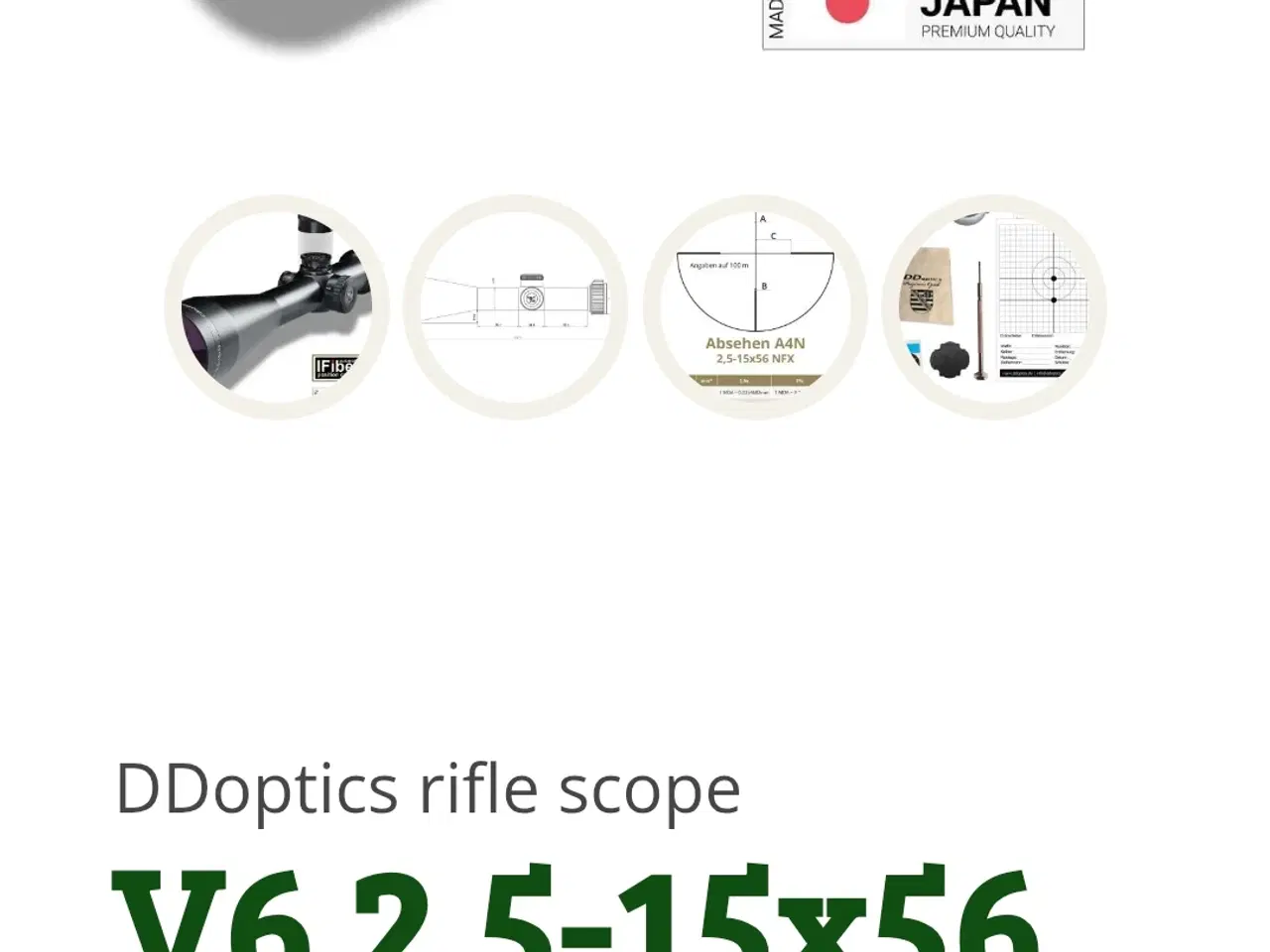 Billede 2 - D.D. Optics V6 / 2,5-15x56 NFX