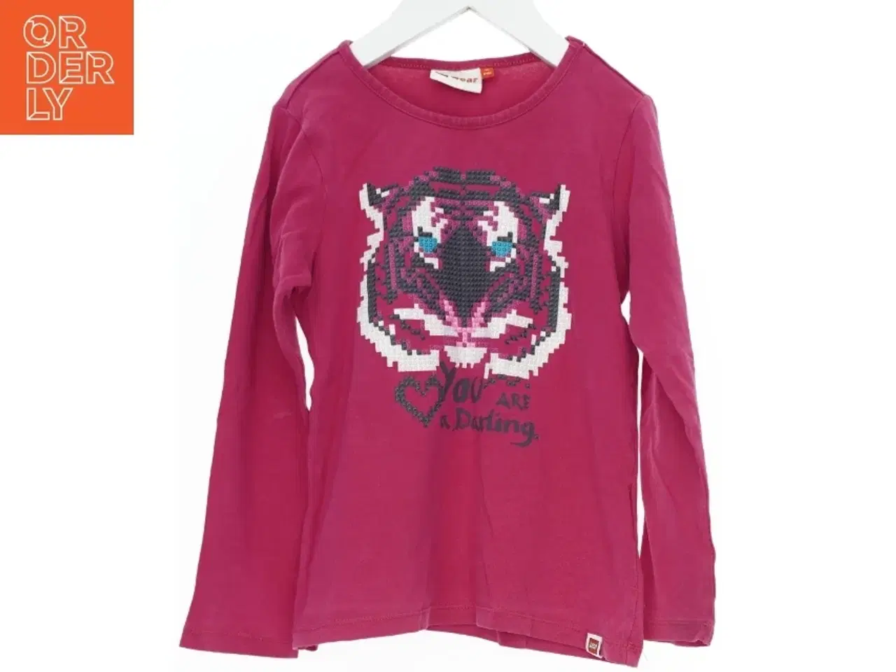 Billede 1 - Langærmet bluse med tigerdesign fra Lego (str. 116)