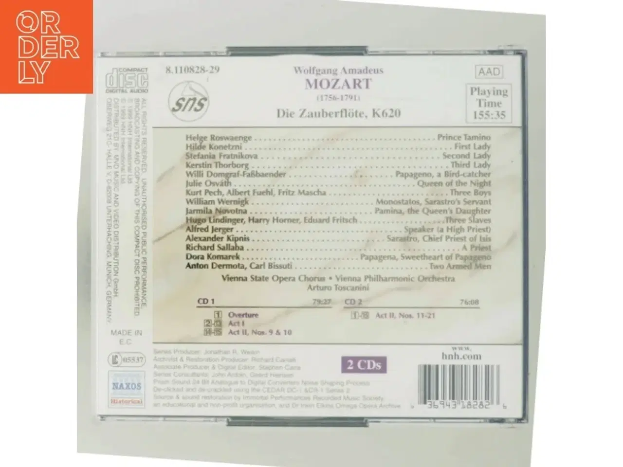 Billede 3 - Magic Flute med Helge Roswaenge (DVD)