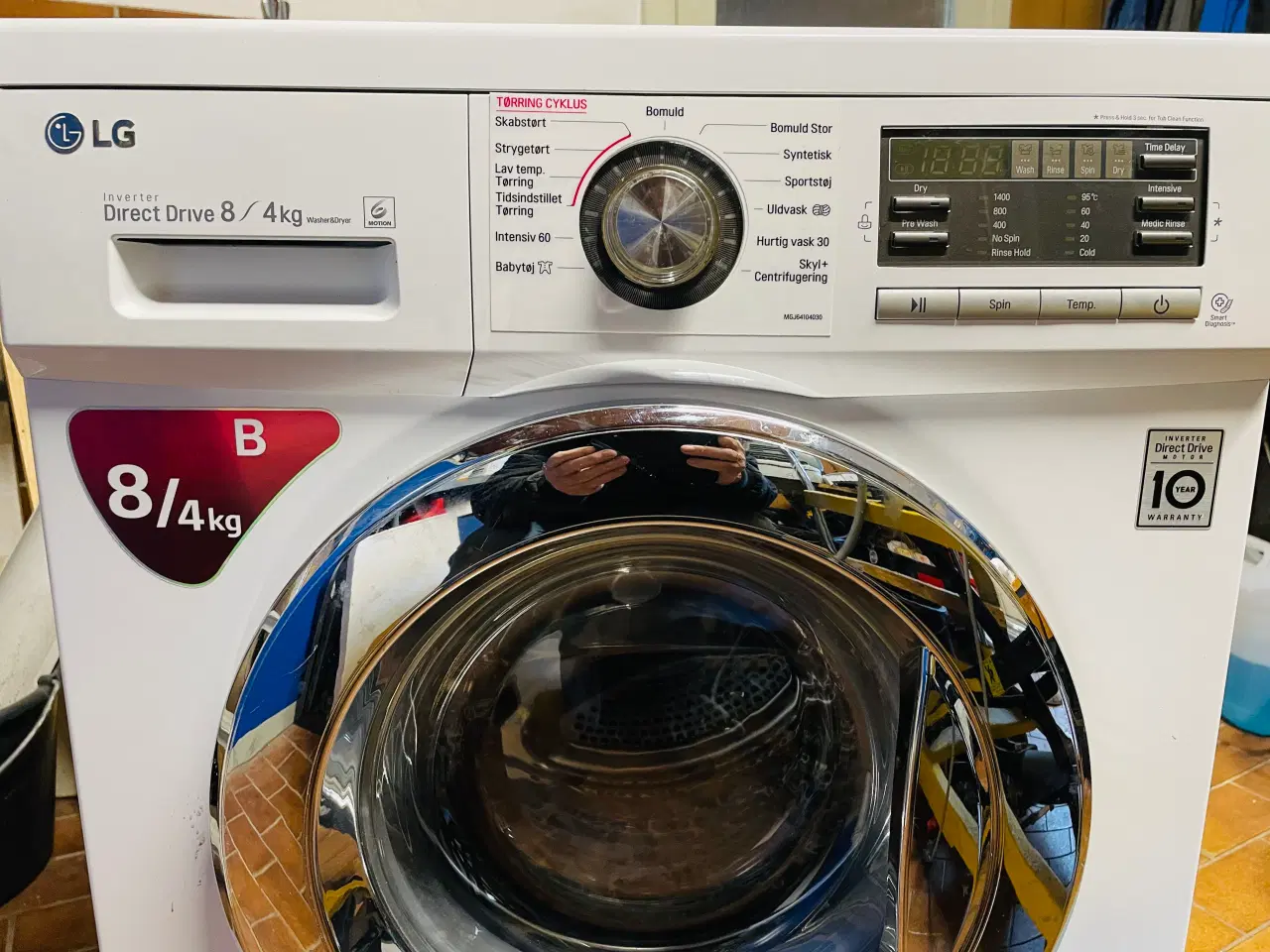 Billede 2 - God 8 kg LG vask og tørre maskine 